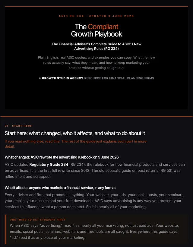 The Compliant Growth Playbook